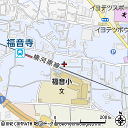 愛媛県松山市福音寺町323-5周辺の地図