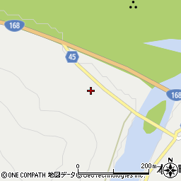 和歌山県田辺市本宮町請川122周辺の地図