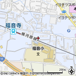 愛媛県松山市福音寺町323-1周辺の地図