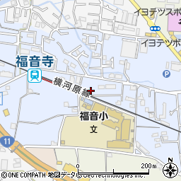 愛媛県松山市福音寺町323-4周辺の地図