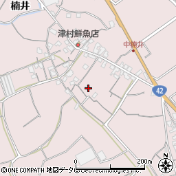 和歌山県御坊市名田町楠井266周辺の地図