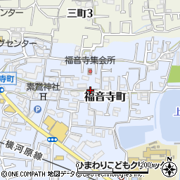 〒790-0921 愛媛県松山市福音寺町の地図