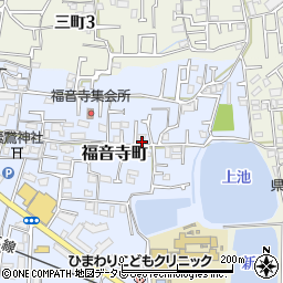愛媛県松山市福音寺町133-10周辺の地図