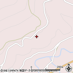 和歌山県田辺市中辺路町野中1376周辺の地図