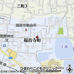 愛媛県松山市福音寺町133周辺の地図