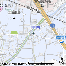 愛媛県松山市福音寺町579周辺の地図
