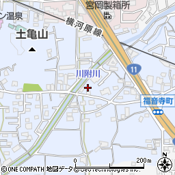 愛媛県松山市福音寺町579-1周辺の地図