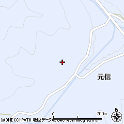 徳島県阿南市新野町本田周辺の地図
