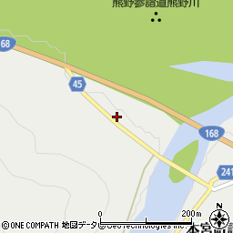 和歌山県田辺市本宮町請川132周辺の地図