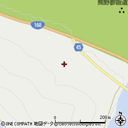 和歌山県田辺市本宮町請川92周辺の地図