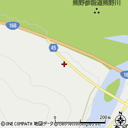 和歌山県田辺市本宮町請川121周辺の地図