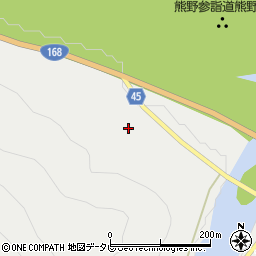 和歌山県田辺市本宮町請川88周辺の地図