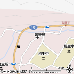 徳島県那賀郡那賀町延野王子250周辺の地図