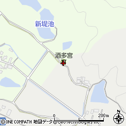 福岡県福津市勝浦2857周辺の地図