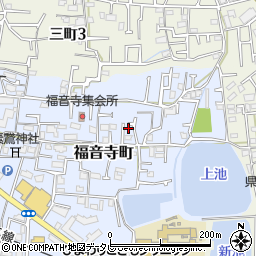 愛媛県松山市福音寺町133-16周辺の地図