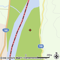 熊野川周辺の地図
