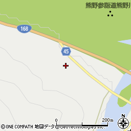 和歌山県田辺市本宮町請川102周辺の地図