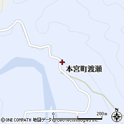 和歌山県田辺市本宮町渡瀬364周辺の地図