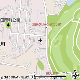 福岡県北九州市小倉南区津田南町19周辺の地図