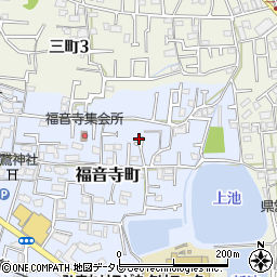 愛媛県松山市福音寺町133-14周辺の地図