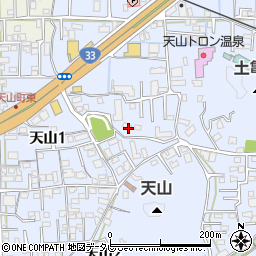 愛媛県松山市福音寺町727周辺の地図