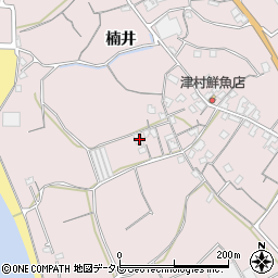 和歌山県御坊市名田町楠井192周辺の地図