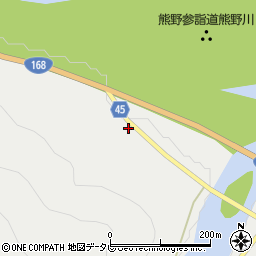 和歌山県田辺市本宮町請川106-2周辺の地図