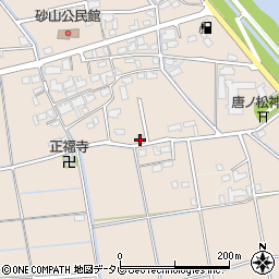 福岡県中間市砂山1383周辺の地図