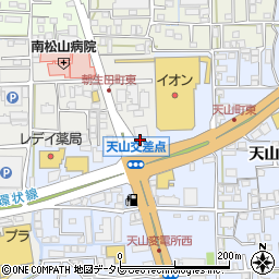 イオンバイク松山店周辺の地図