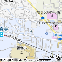 愛媛県松山市福音寺町375周辺の地図
