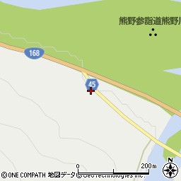 和歌山県田辺市本宮町請川78-1周辺の地図