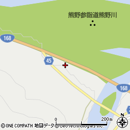 和歌山県田辺市本宮町請川112周辺の地図