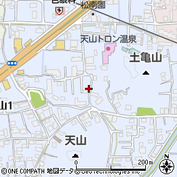 愛媛県松山市福音寺町721-13周辺の地図