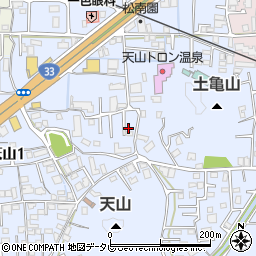 愛媛県松山市福音寺町721-6周辺の地図