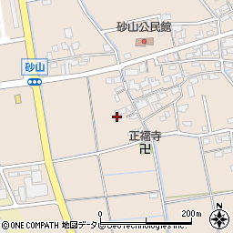 福岡県中間市砂山1358周辺の地図