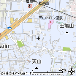 愛媛県松山市福音寺町721-18周辺の地図