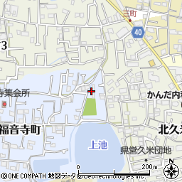 愛媛県松山市福音寺町157周辺の地図