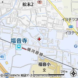 愛媛県松山市福音寺町399周辺の地図