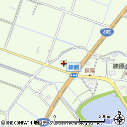 福岡県福津市勝浦3493-1周辺の地図