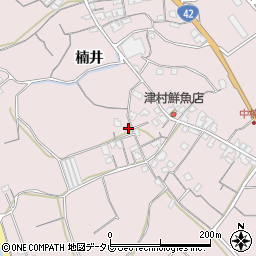 和歌山県御坊市名田町楠井135-1周辺の地図