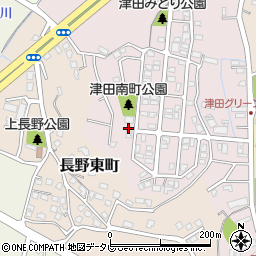 福岡県北九州市小倉南区津田南町6周辺の地図