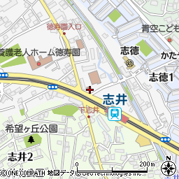 小倉志井郵便局周辺の地図