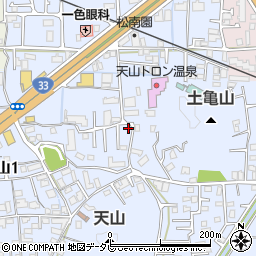 愛媛県松山市福音寺町721-4周辺の地図