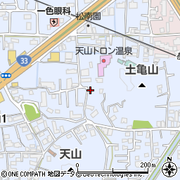 愛媛県松山市福音寺町717周辺の地図