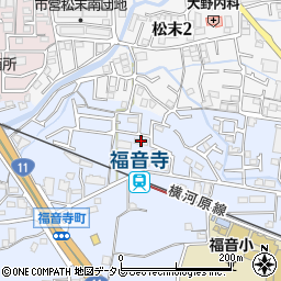 Ｙ’ｓＣｏｕｒｔ福音寺周辺の地図