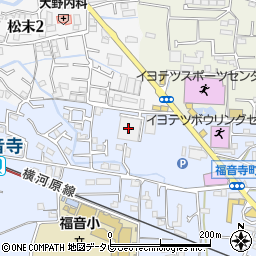 愛媛銀行電算センター周辺の地図