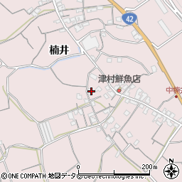 和歌山県御坊市名田町楠井114周辺の地図