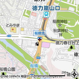 桜橋北周辺の地図