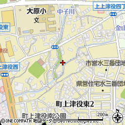 福岡県北九州市八幡西区町上津役東周辺の地図