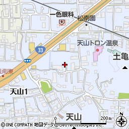 愛媛県松山市福音寺町740-10周辺の地図